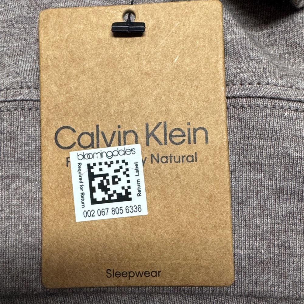 Calvin Klein Pajama Top Long Sleeve Form to Body Fit - Picture 7 of 10
